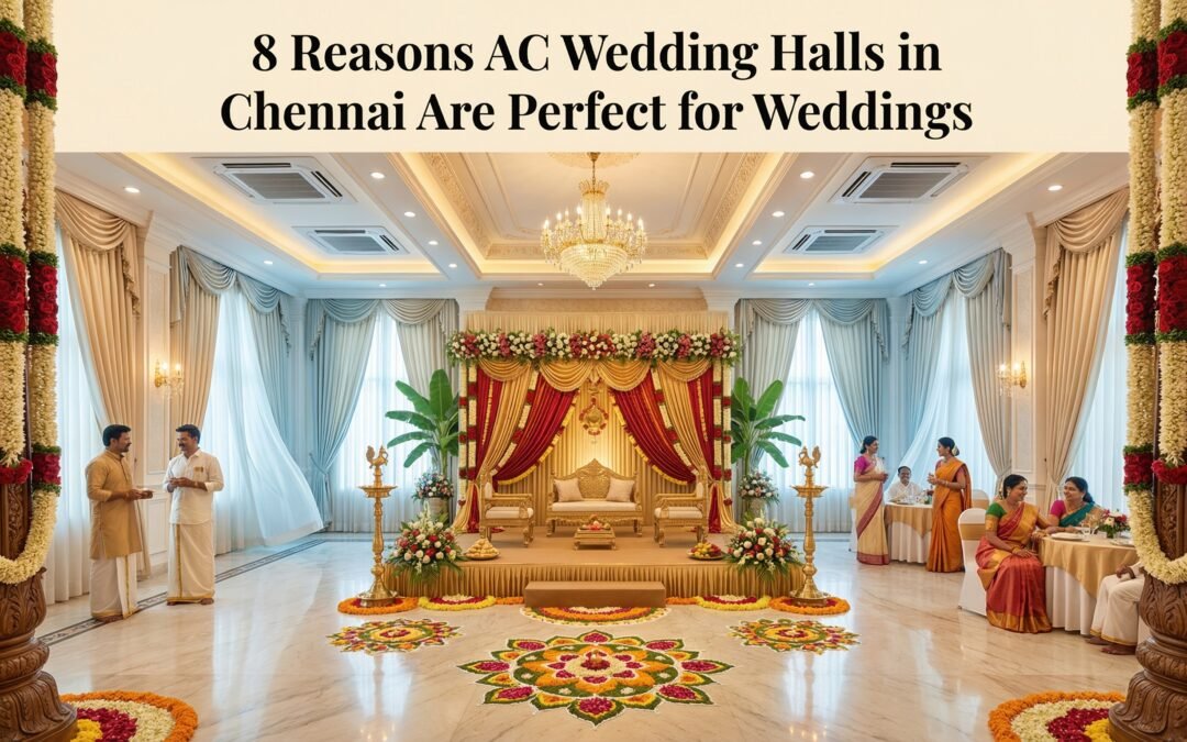 8 Reasons AC Wedding Halls in Chennai Are Perfect for Weddings