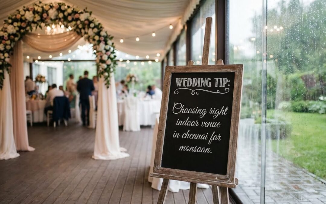 MONSOON WEDDING PLANNING:CHOOSING RIGHT INDOOR VENUE IN CHENNAI