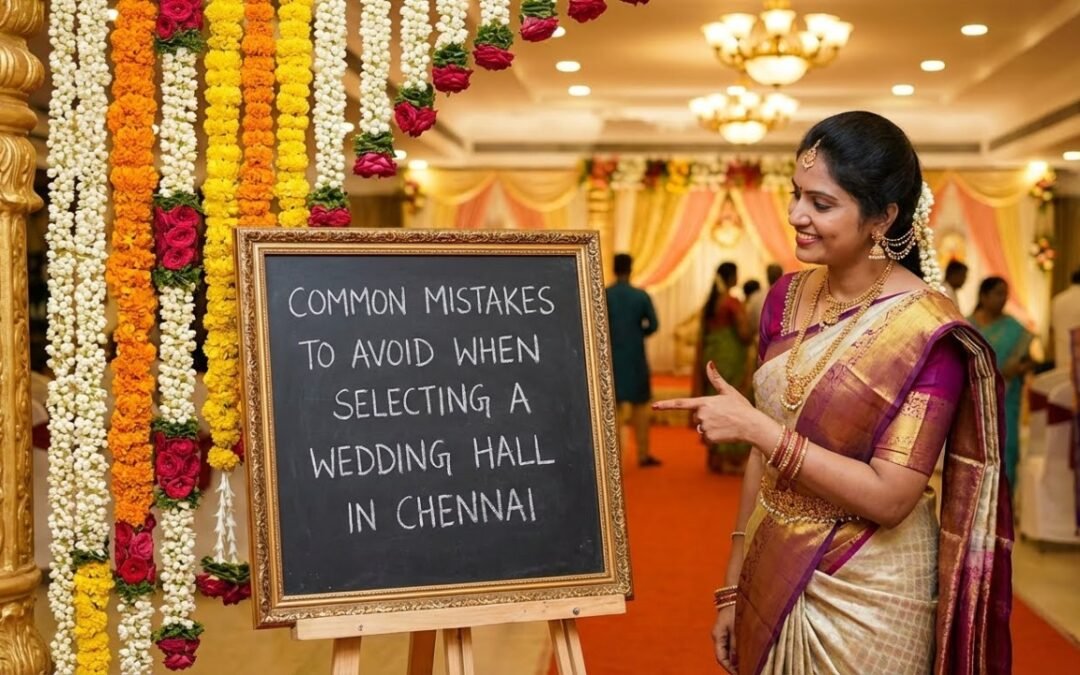 10 COMMON MISTAKES TO AVOID WHEN SELECTING A WEDDING HALL IN CHENNAI